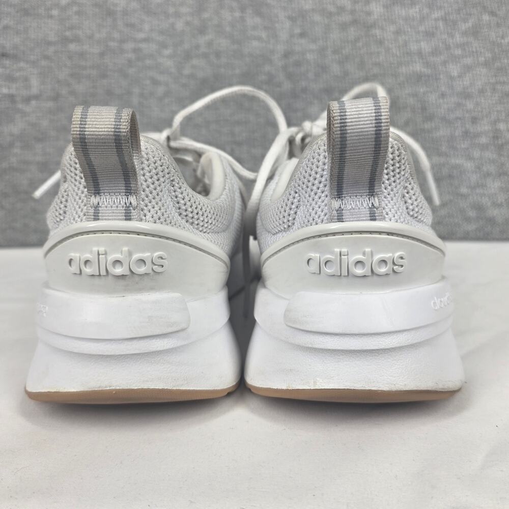ADIDAS WOMEN’S CLOUDFOAM SUPER WHITE MESH RUNNING SNEAKERS – SIZE 7 (ART GX4007) - Picture 4 of 13